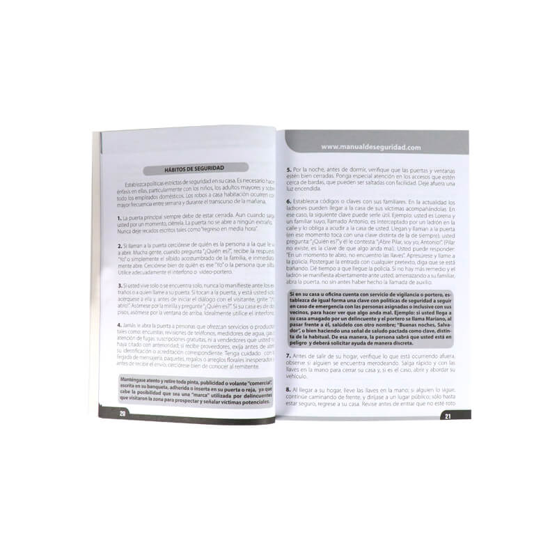 Custom Brochure Printing Service Paperback Manual Book Printing