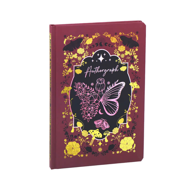 Soft Touch Journal Printed Composition Notebook with Sprayed Edges