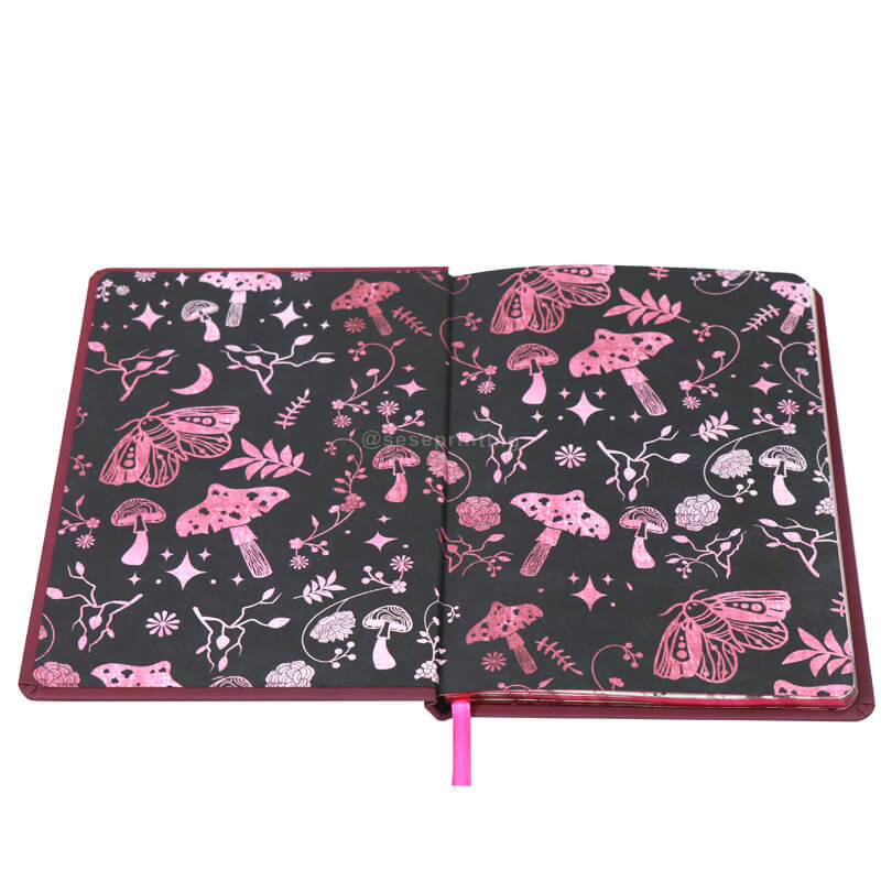 Soft Touch Journal Printed Composition Notebook with Sprayed Edges