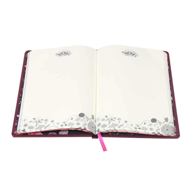 Soft Touch Journal Printed Composition Notebook with Sprayed Edges