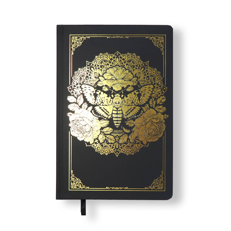 Foiled Cover Journal Custom Hardcover Planner with Gold Edges