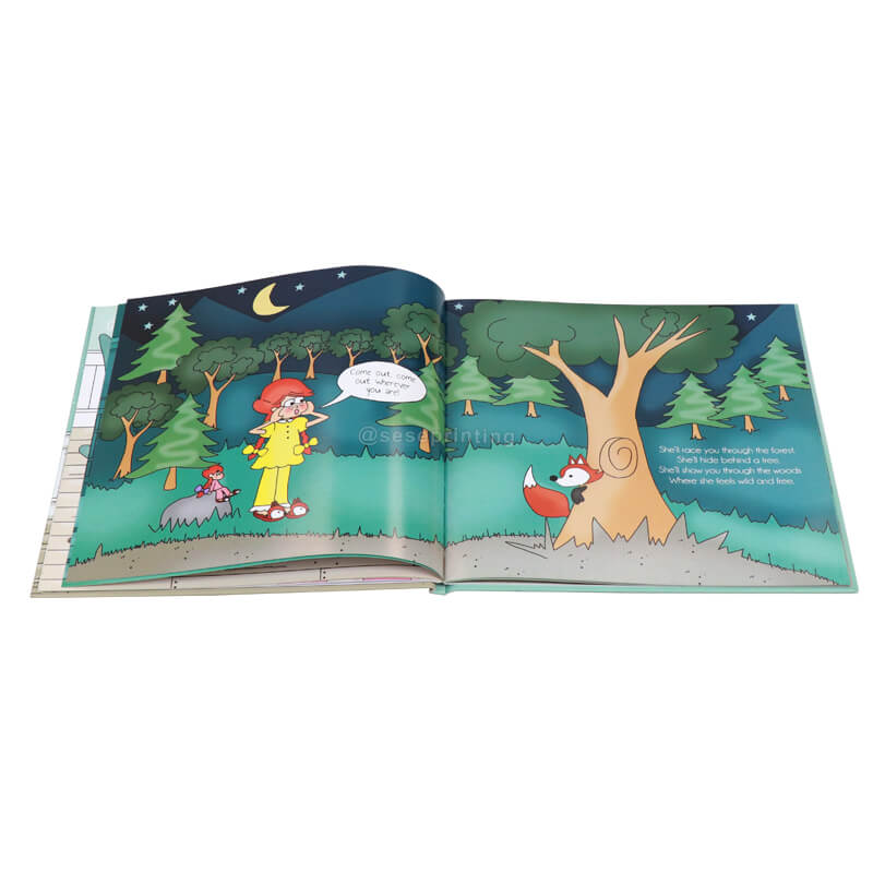 Hardcover Kids Book Full Color Children Bedtime Storybook Printing