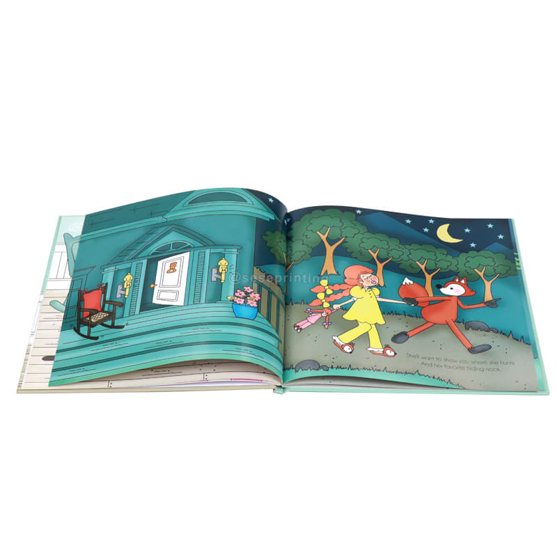 Hardcover Kids Book Full Color Children Bedtime Storybook Printing