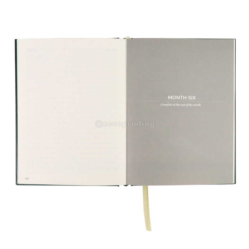 Hardcover Human Being Journal Notebook Printing Monthly Planner