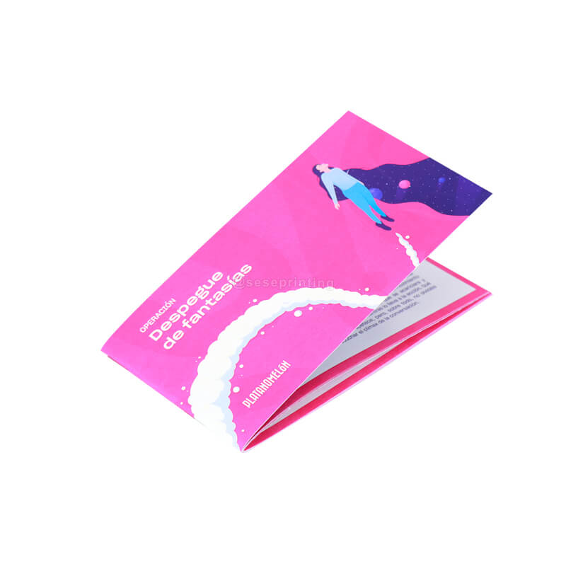 Brochure Printing Customized Saddle Stitched Paperback Booklet