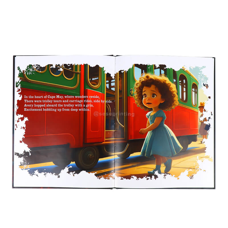 Custom Kid Story Books Printing Hardcover Children Picture Book