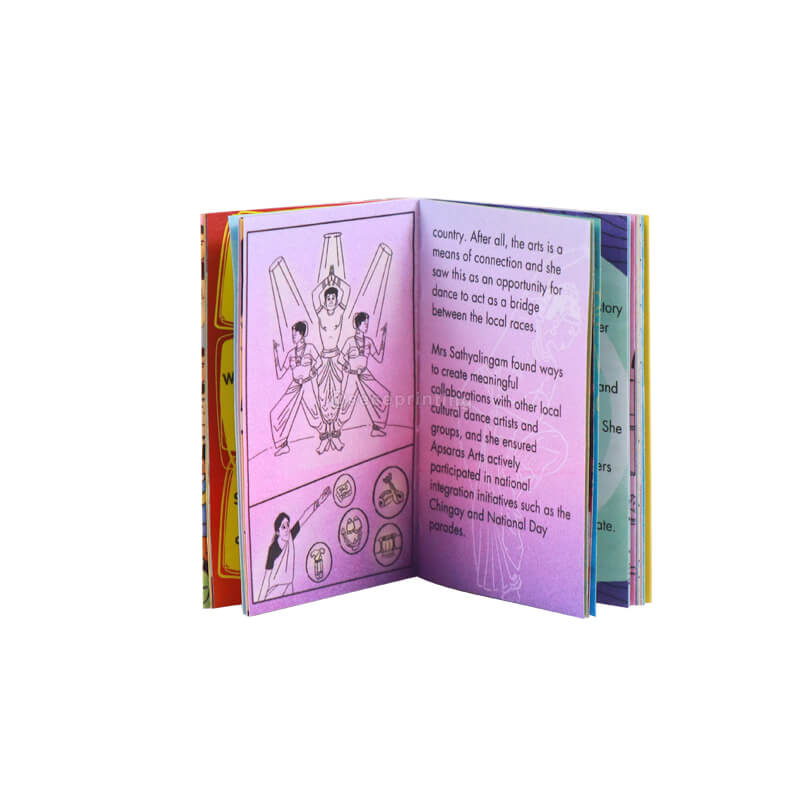 Softcover Book Full Color Small Books Mini Pocket Book Printing