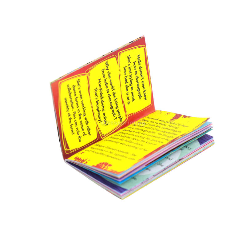 Softcover Book Full Color Small Books Mini Pocket Book Printing