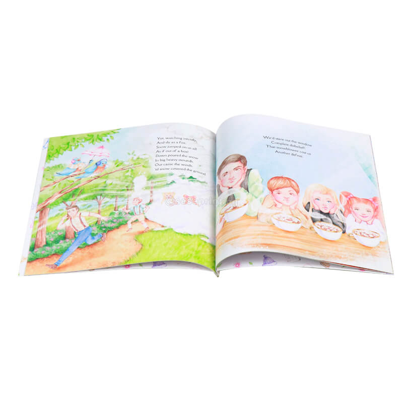 Children Books Printing Service Paperback Story Books for Kids