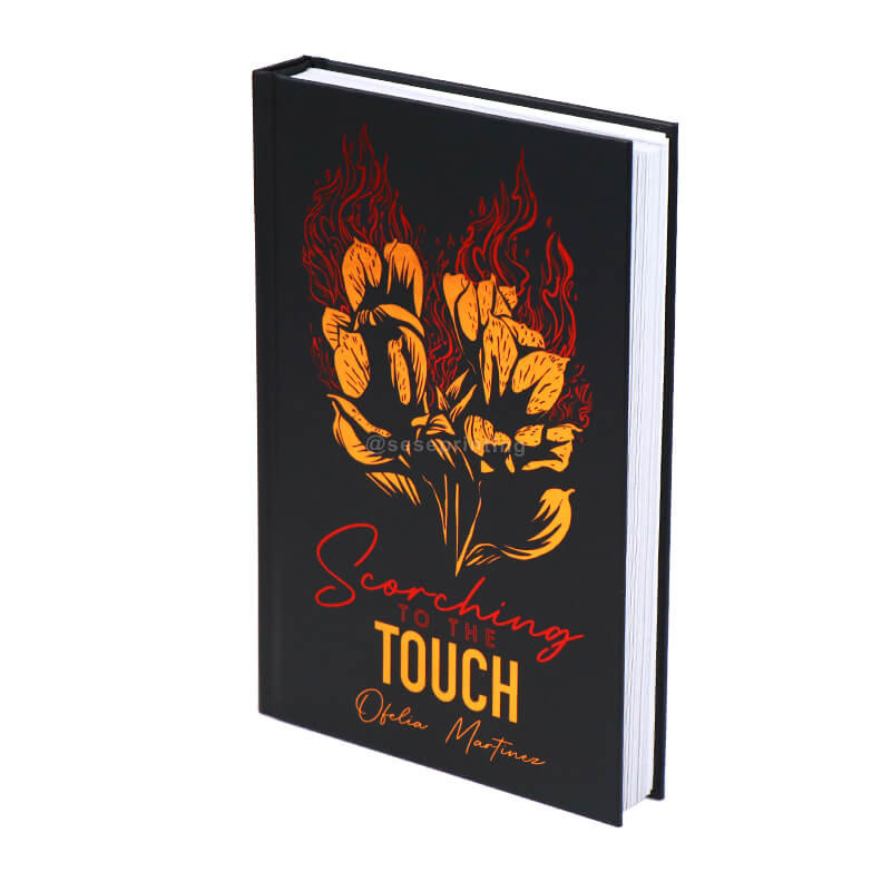 Custom Book Printing Foil Stamping Hardcover Fiction Novel