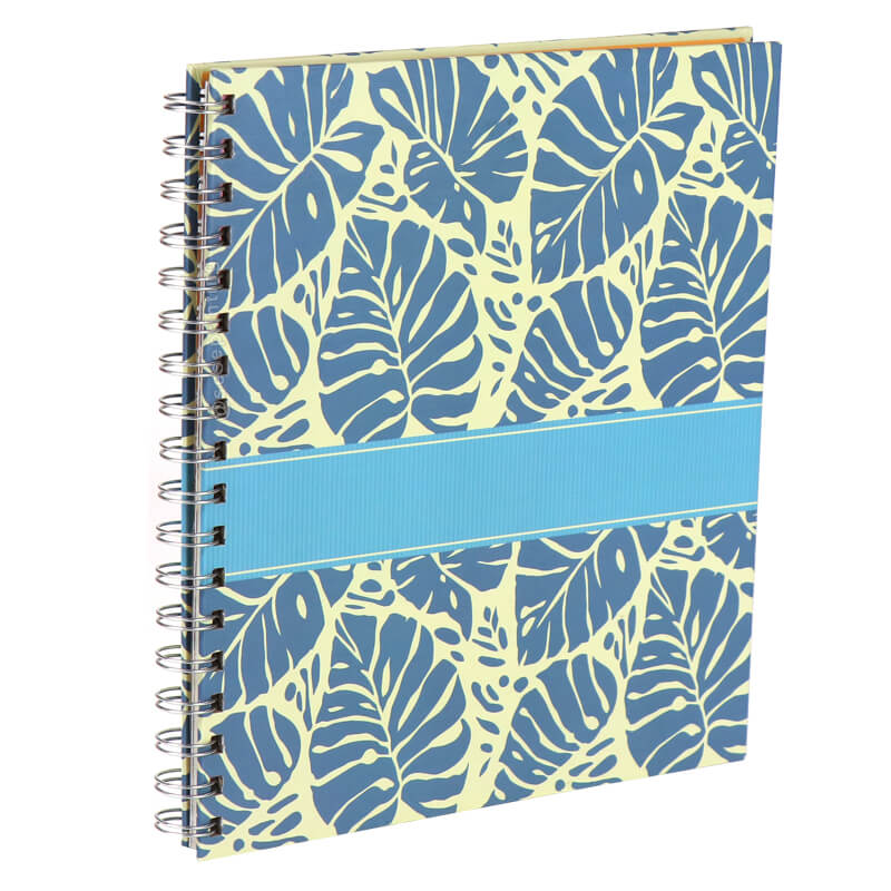 Custom Hardcover Spiral Notebook Printing with PVC Pocket