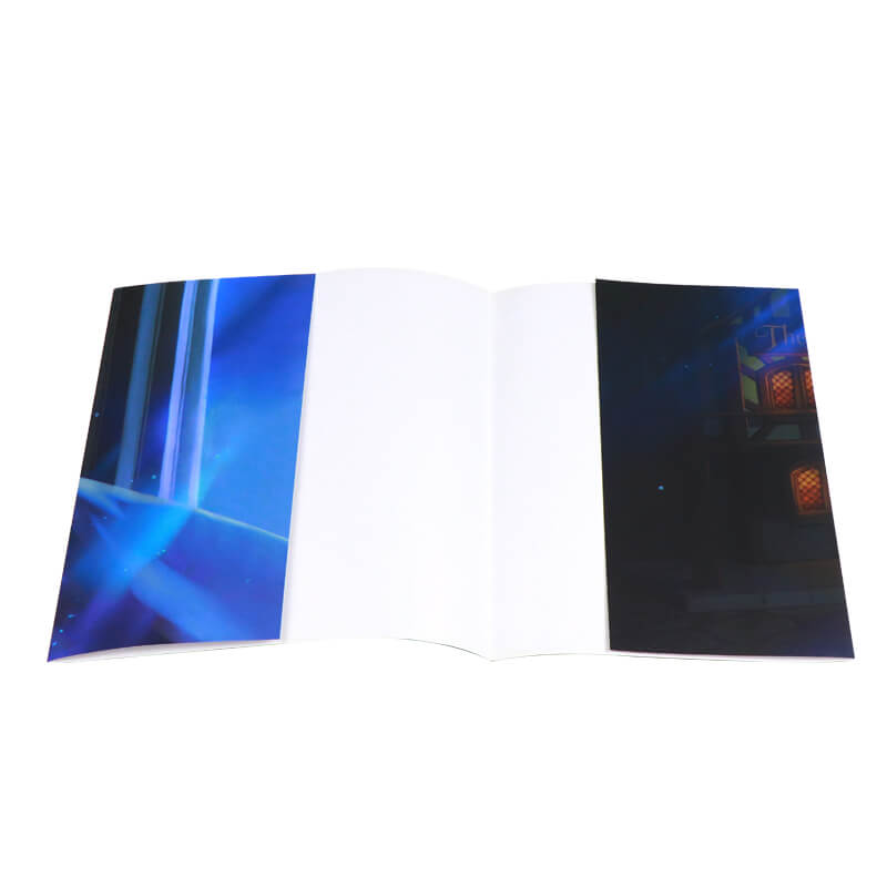 Single Side Printing Book Dust Jacket with Silver Foil Letters