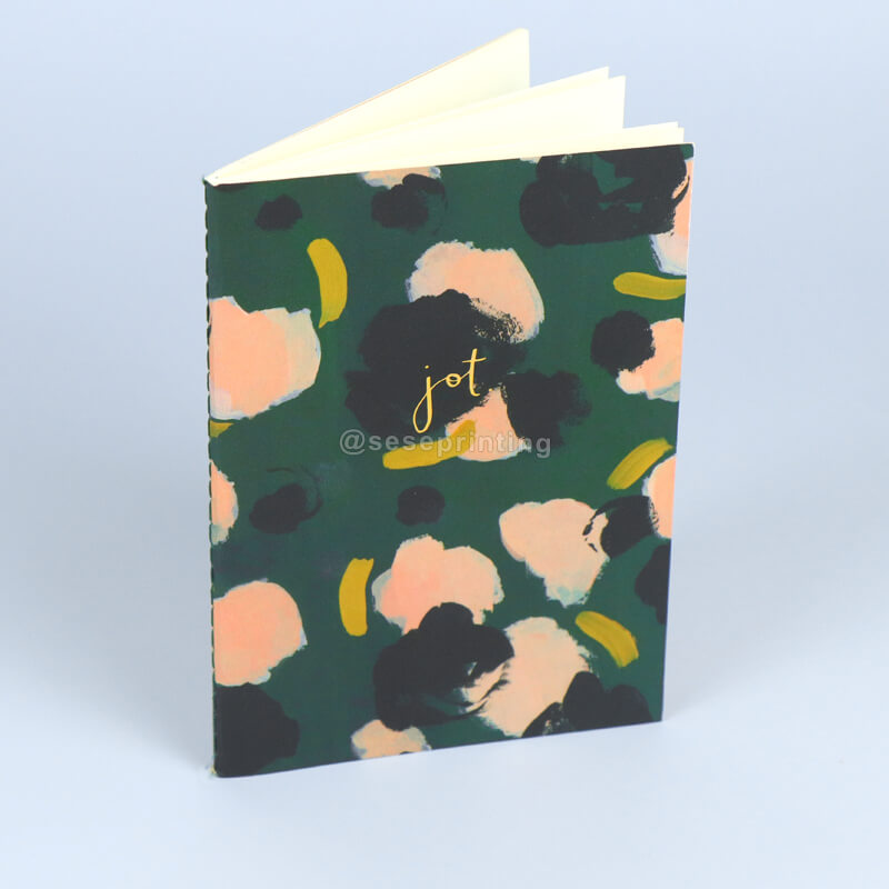 Thread Stitching Journal Printing Soft Cover Composition Notebook