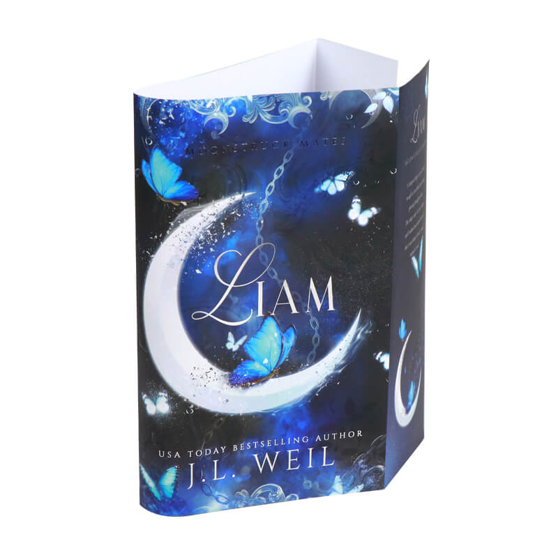 Custom Dust Jacket with Silver Foil on Cover for Hardcover Book