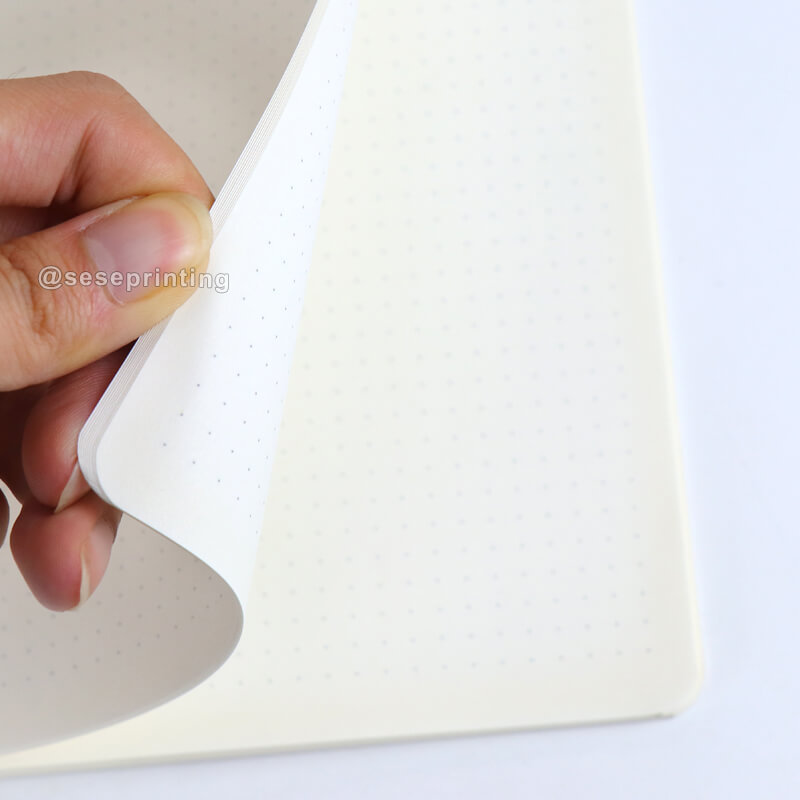 Thread Sewing Notebook Grid Dotted Journal Notebook Printing