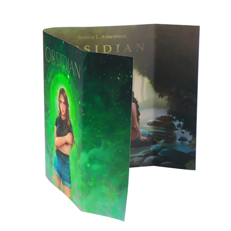 Double Sided Foil Dust Jacket Printing for Hardcover Books