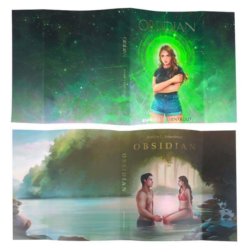 Double Sided Foil Dust Jacket Printing for Hardcover Books