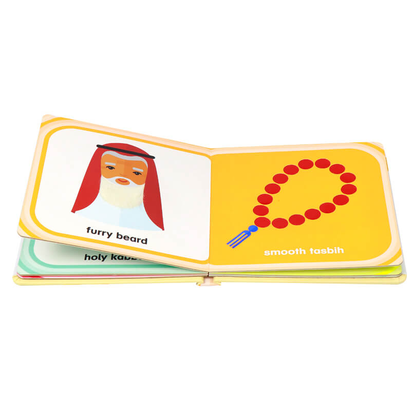 Children Touch and Feel Board Book Custom Printing Cardboard Book