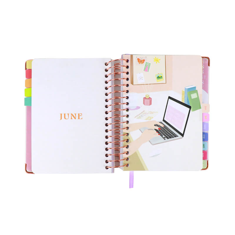 Journal Manufacturers Custom Printing Spiral Monthly Planner