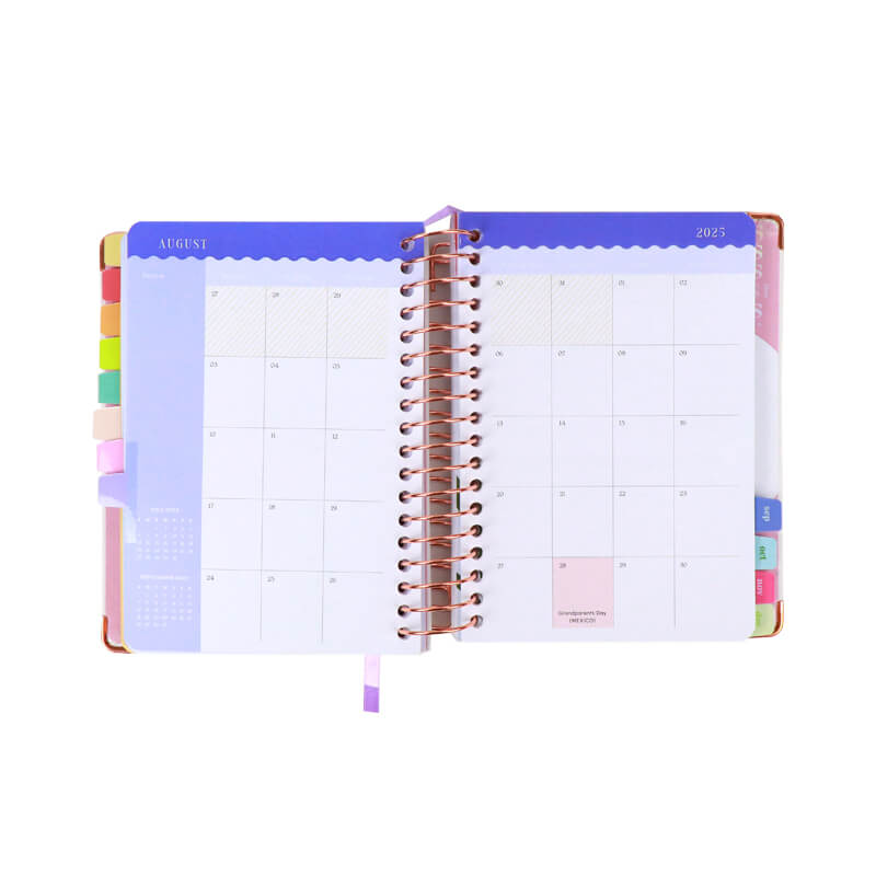 Journal Manufacturers Custom Printing Spiral Monthly Planner