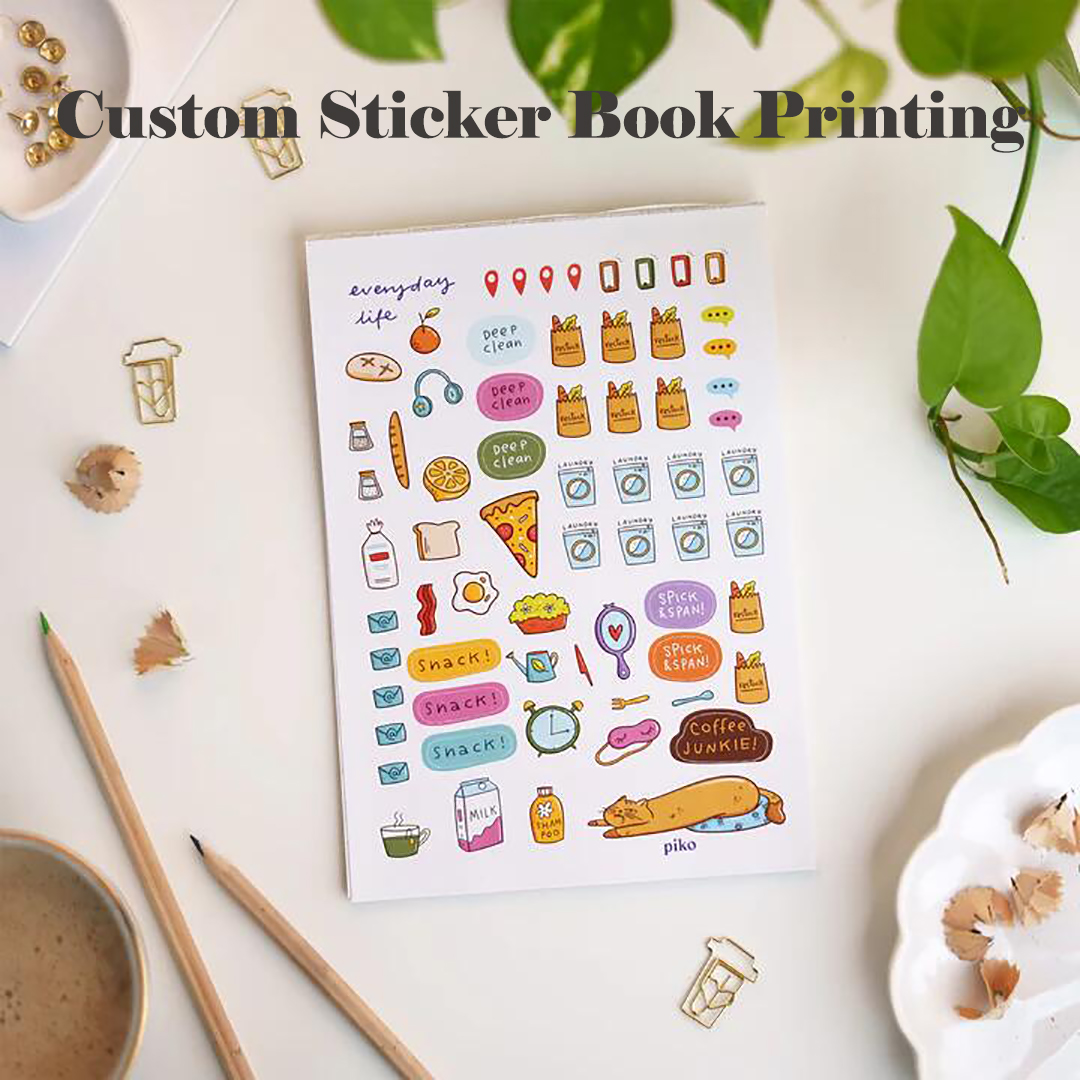 How to Custom Sticker Book Printing?