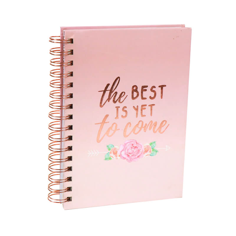 Undated Spiral Journal Custom Printing Wedding Planner with Stickers