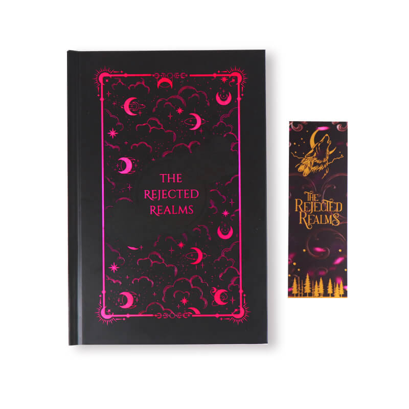 Full Color Printing Special Edition Novel with Sprayed Edges and Bookmark