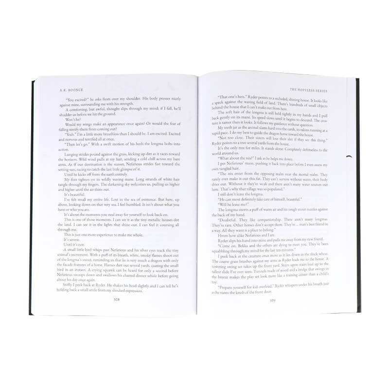 Publishing Hardcover Fiction Novel Printing Foil Stamping Book