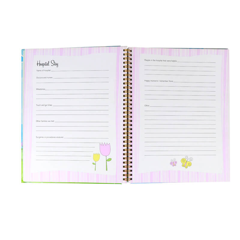 Custom Baby First Year Growth Memories Records Journal Printing