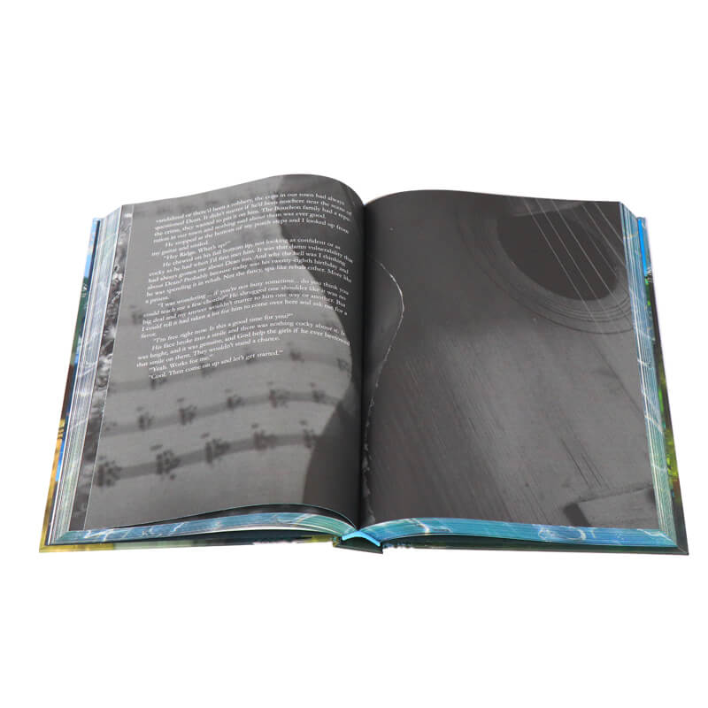 Special Edition Version Hardcover Book Printing with Sprayed Edges