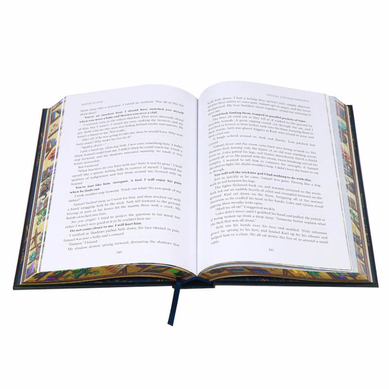 Printing Hardcover Special Edition Fantasy Book with Sprayed Edges