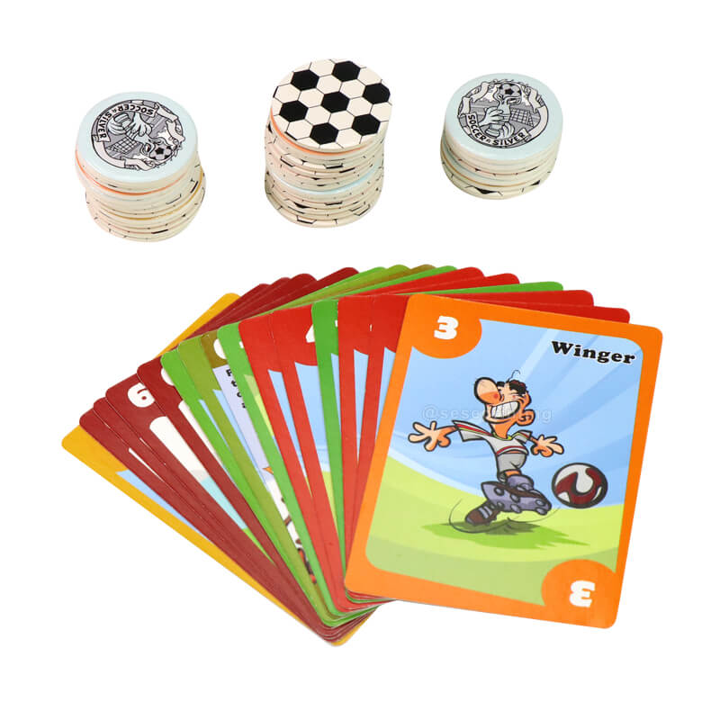 Custom Board Game Printing Adults Playing Card Game with Token