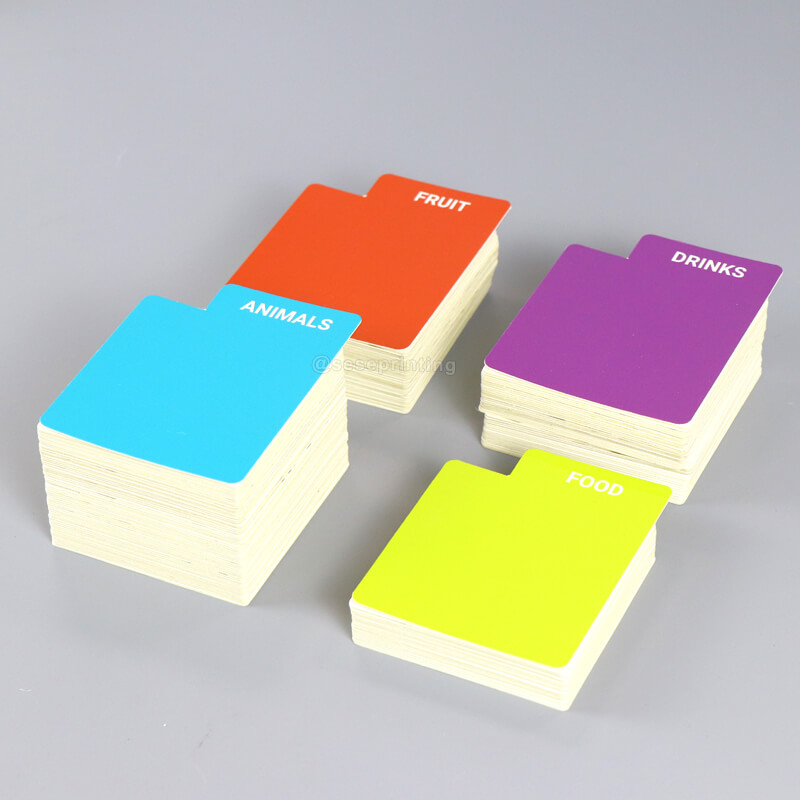 Custom 150 Words Language Learning Flash Cards Game Manufacturer