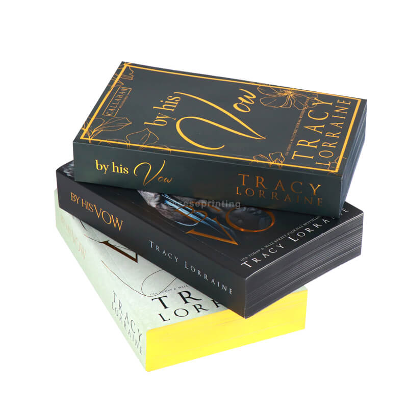 Printing Perfect Binding Books with Gold Foil on Cover and Foiled Edges