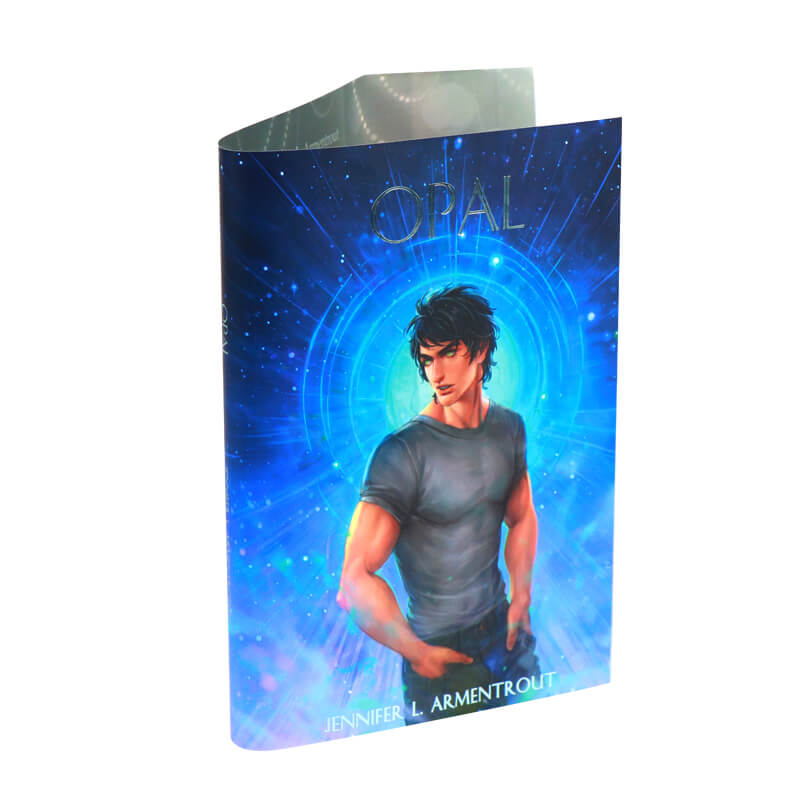 Double Sided Full Color Printing Book Dust Jacket with Silver Foil