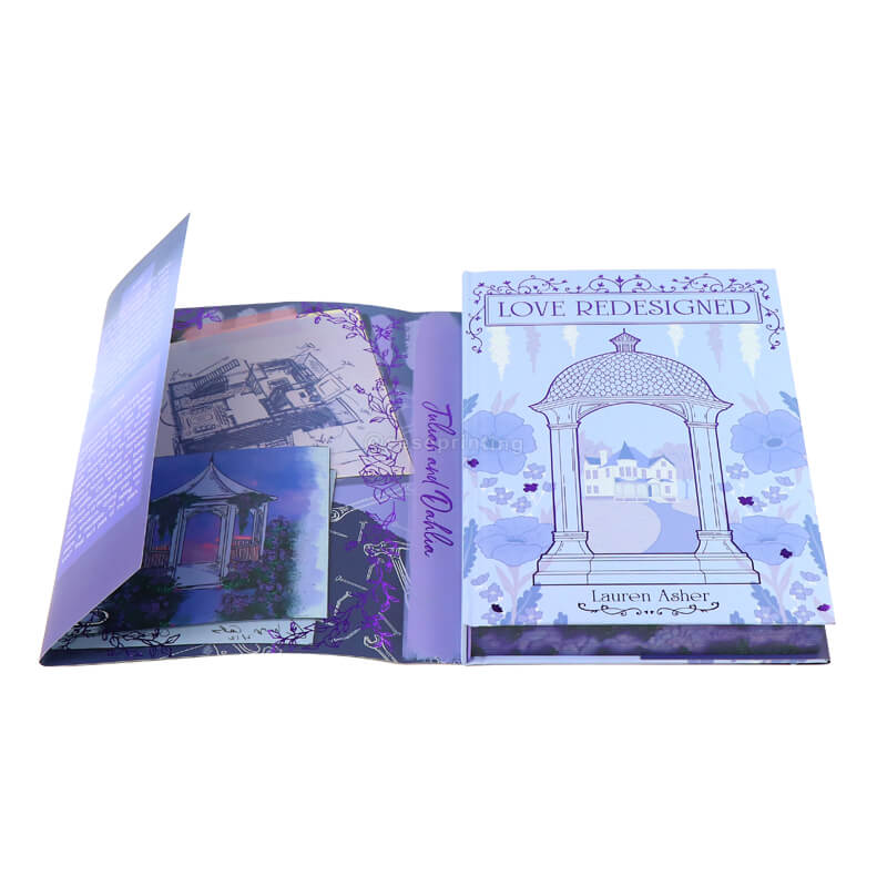 Special Edition Hardcover Book with Sprayed Edges, Dust Jackets and Boxes