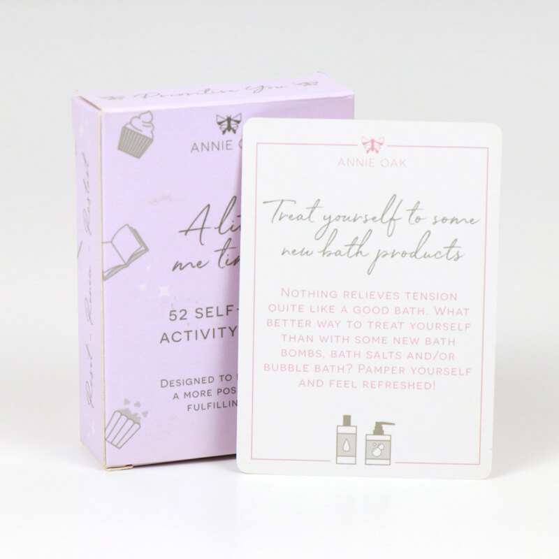 Create Personalized Printing 52 Affirmation Cards Games and Boxes