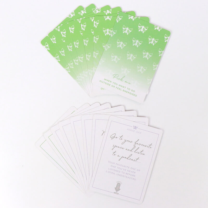 Create Personalized Printing 52 Affirmation Cards Games and Boxes