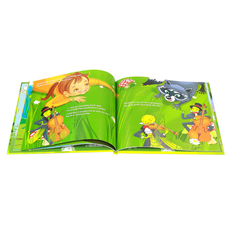 Custom Size Children Book Hardcover Picture Learning Book for Kids