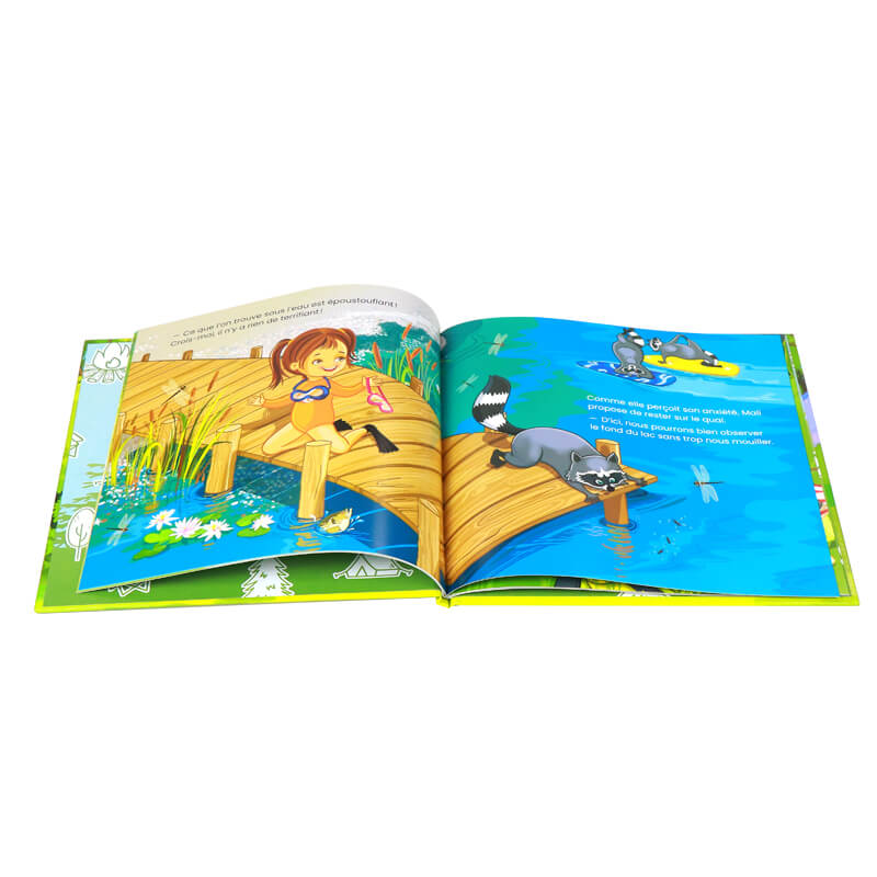 Custom Size Children Book Hardcover Picture Learning Book for Kids