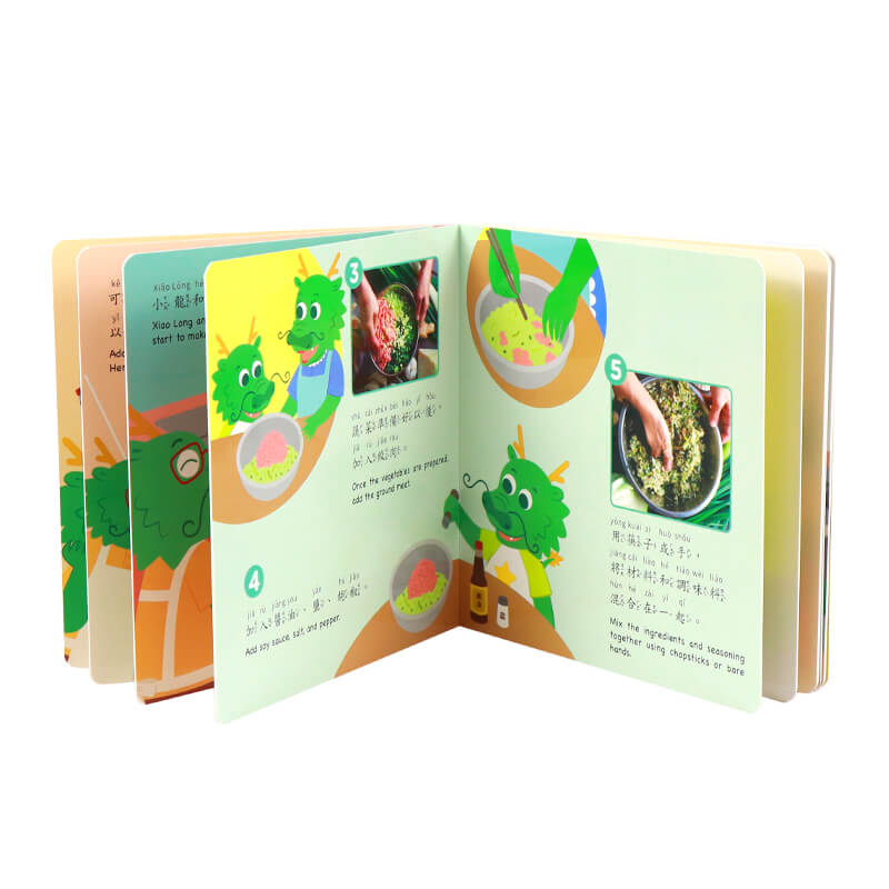 Children Book Printing Thick Activity Cardboard Book for Kids