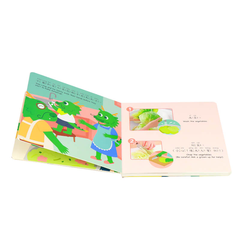 Custom Your Own Design Children Cardboard Book Printing for Baby