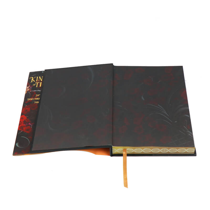 Gold Foil Hardcover Book with Sprayed Edges and Dust Jackets