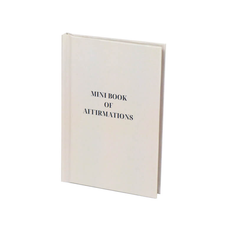 Custom Book Printing Service Mini Pocket Hardcover Affirmation Book