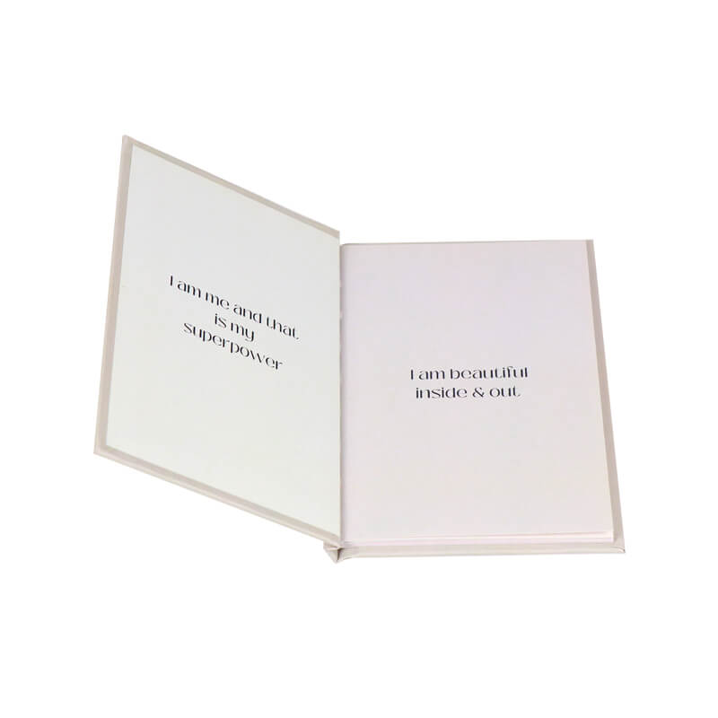 Custom Book Printing Service Mini Pocket Hardcover Affirmation Book