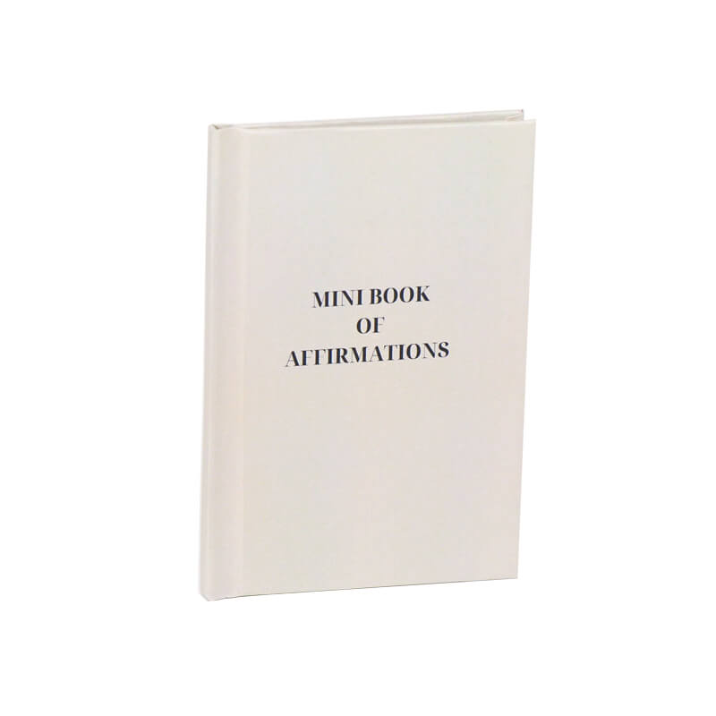 Custom Book Printing Service Mini Pocket Hardcover Affirmation Book