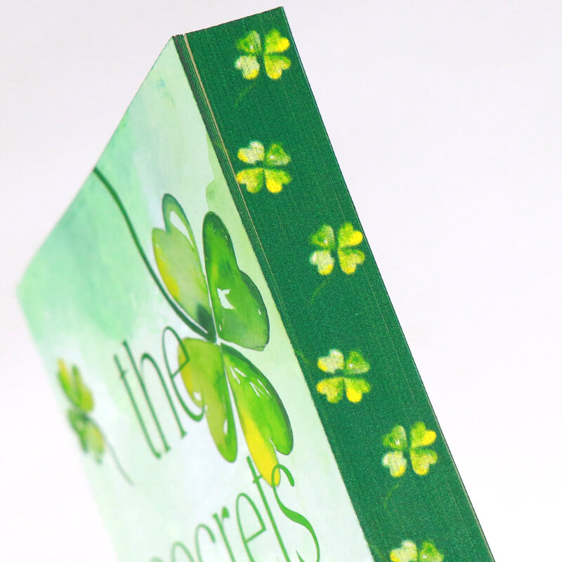 Publishing Paperback Book with Custom Sprayed Edges and Foiling