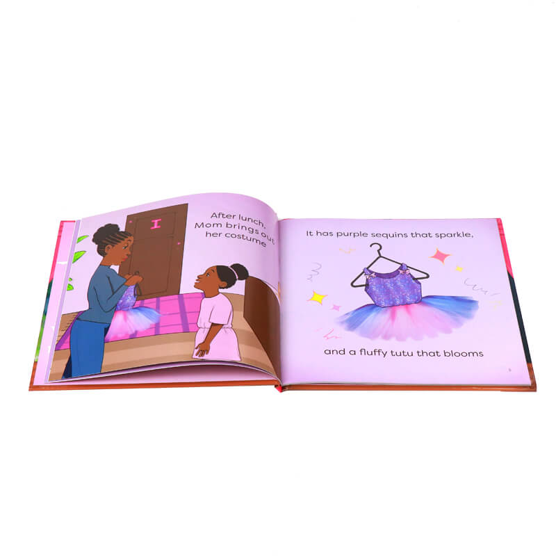 Hardcover Children Illustration Picture Books Printing Services