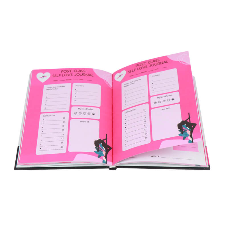 Hardcover Self Care Planner Printing for Personal Reflection