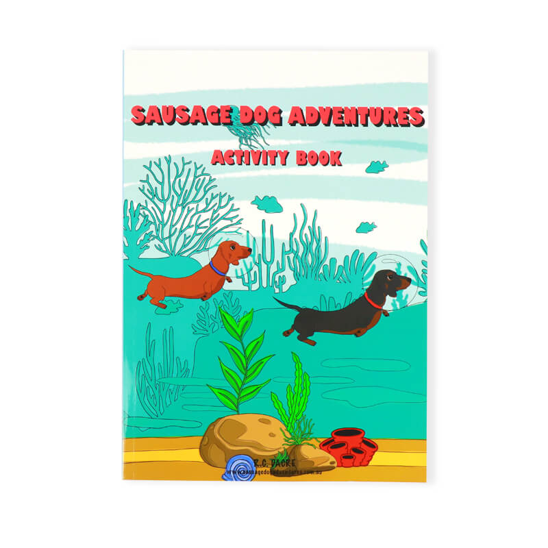 Printed Softcover Coloring and Activity Book for Kids Educational